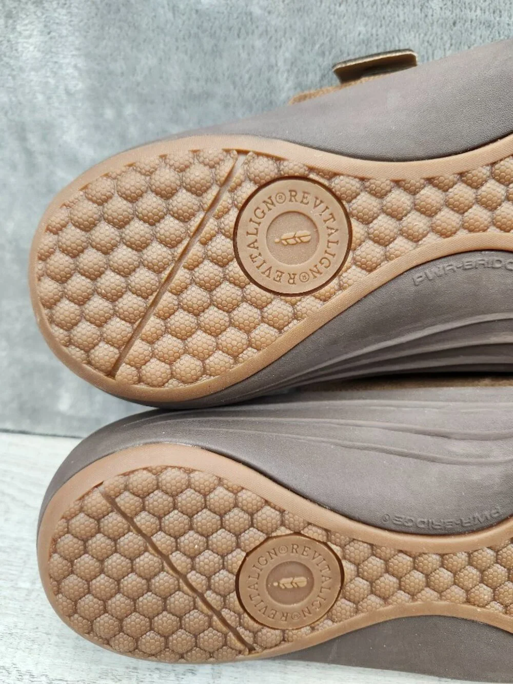 Revitalign Paxton Men 12EE (EU46.5EE) Orthotic Leather Slide Sandal Paxton Slide